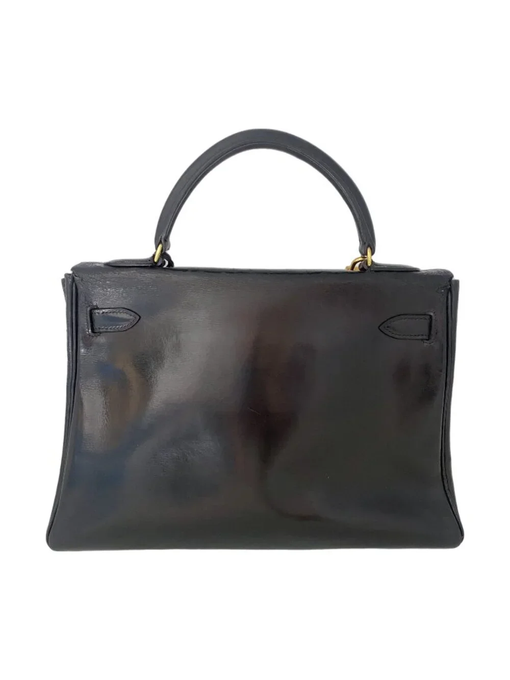 Hermes Kelly 32 Retourne Black Box Calf GHW - Picture 7 of 16